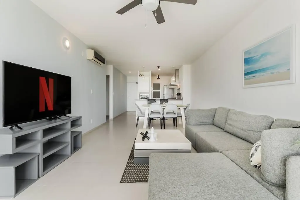 Apartment Seacost Beachfront 2Bdr With Pool By Casa Paraiso Cancun